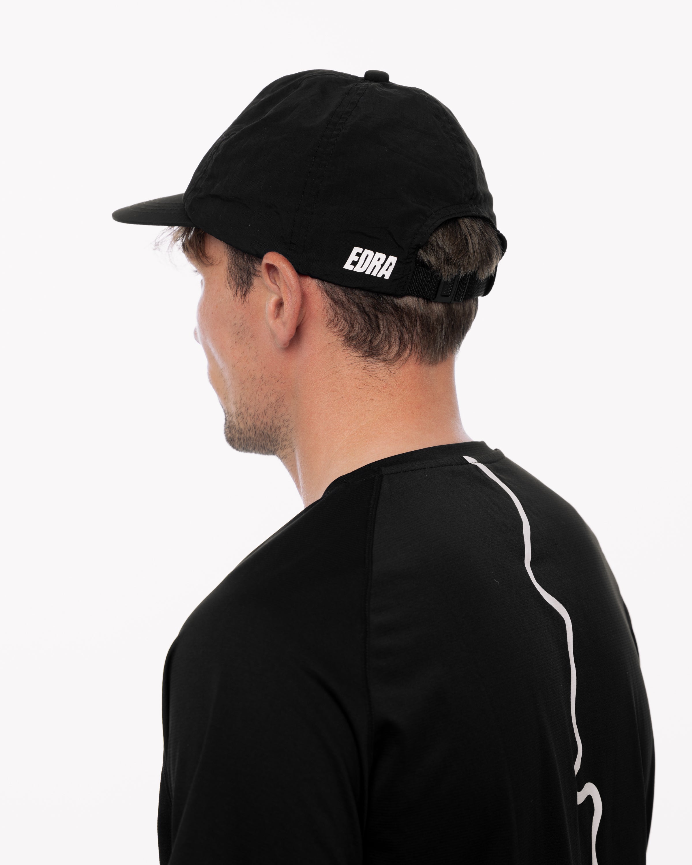 CHANNEL™ Pinch Top Run Cap - Black-2