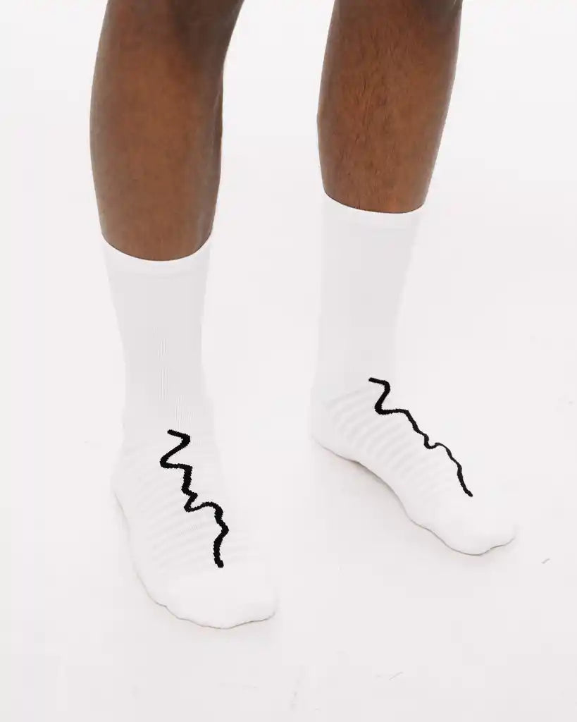 FLOATLITE™ Long Run Sock - White-3